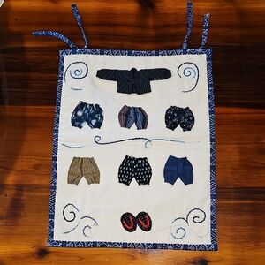 Handcrafted Japanese Fabric Wall Hanging